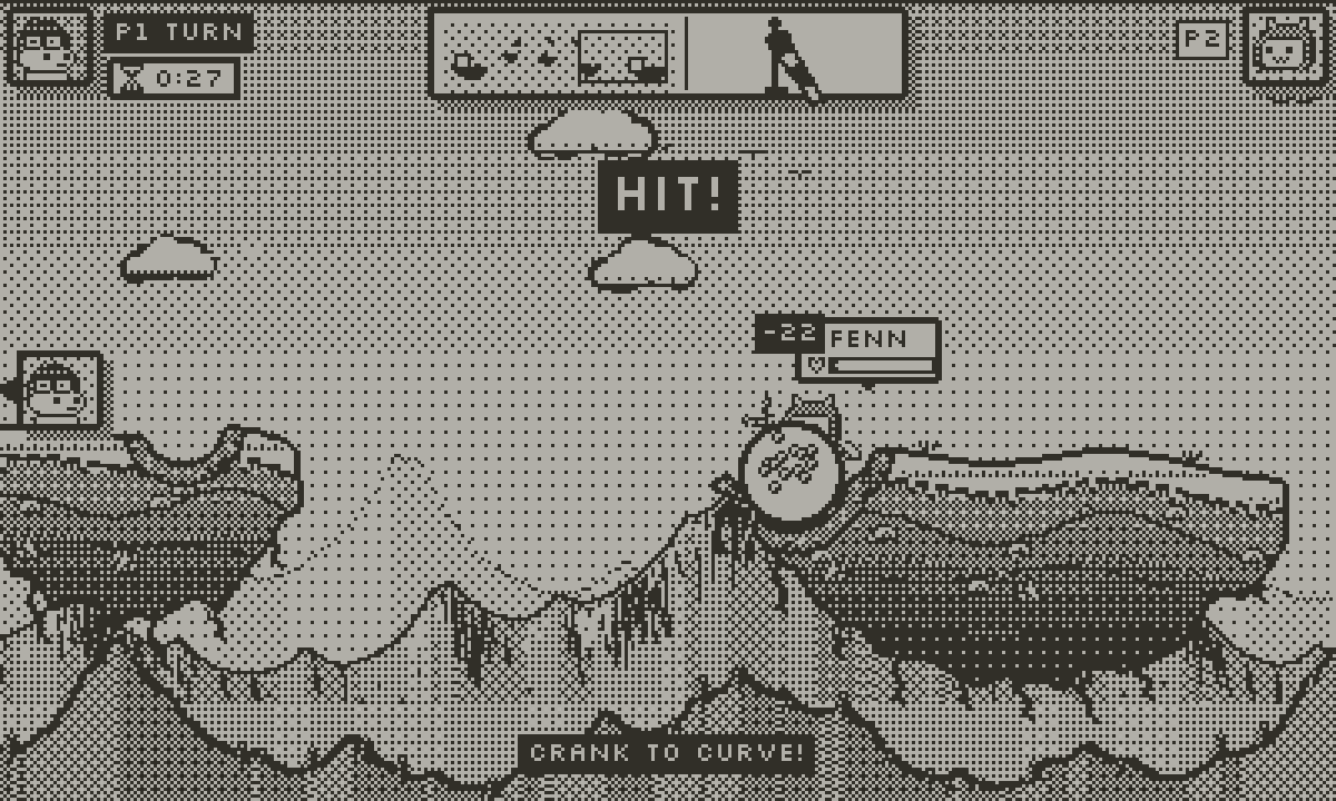 Lobshot screenshot: HIT! on Fenn